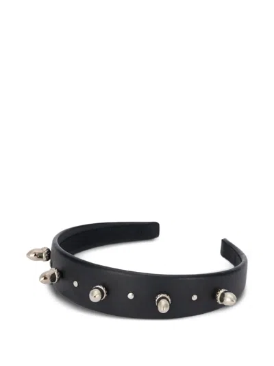 Redv Acorn-stud Headband In Black