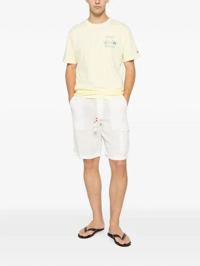 Mc2 Saint Barth Drawstring Shorts In White