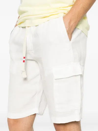 Mc2 Saint Barth Drawstring Shorts In White