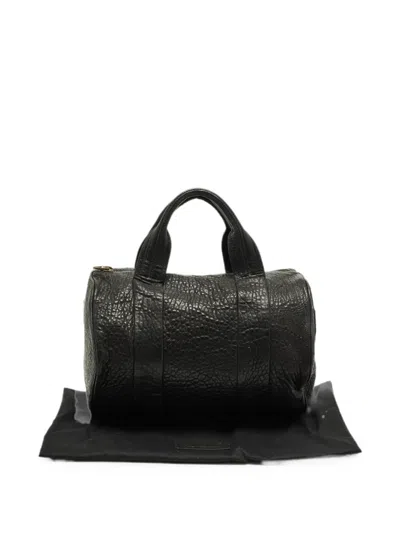 Pre-owned Alexander Wang Rocco Studded Handbag In Black
