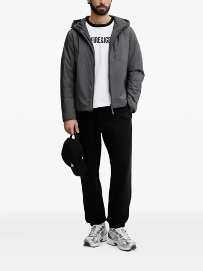 Bogner Fire+ice Jared Logo-patch Jacket In Gray