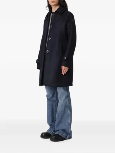 Colmar Single-breasted Wool-blend Coat In Blue
