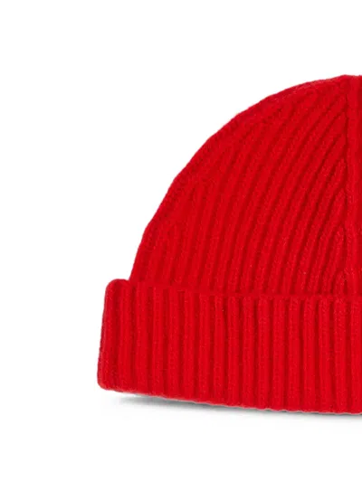 Jil Sander Wool Hat In Red