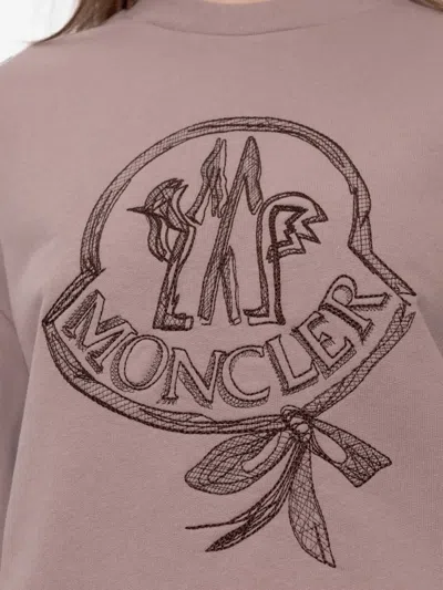 Moncler Logo-embroidered Sweatshirt In Multi
