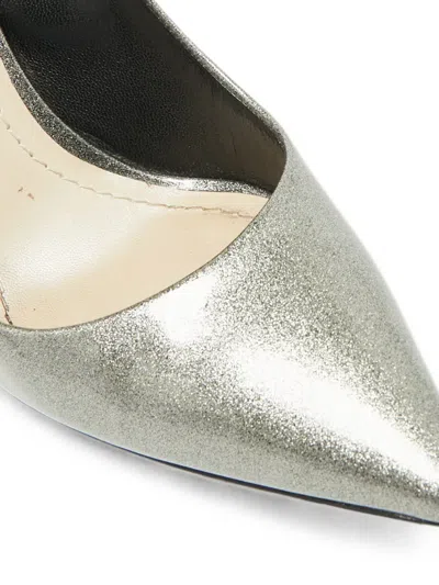 Pre-owned Dior Pointed-toe Pumps In Silver