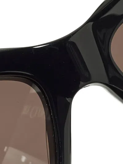 Pre-owned Balenciaga Rectangle-frame Sunglasses In Black