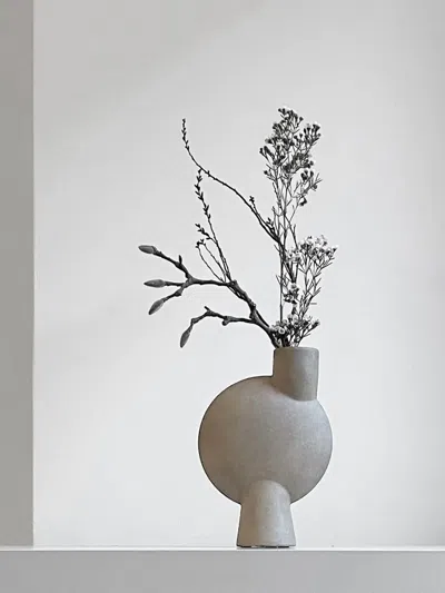 101 Copenhagen Medium Sphere Vase In Neutral