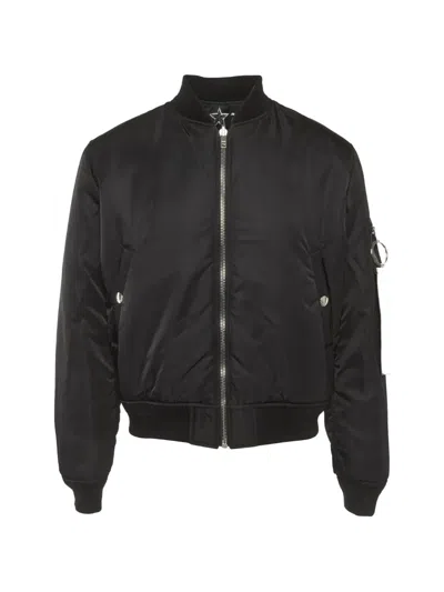 Pre-owned Givenchy Tattoo-print Reversible Bomber Jacket In Black