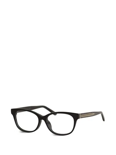 Jimmy Choo Rectangle-frame Glasses In Black