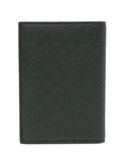 Sandro Reconstituted Leather Leather Wallet In Black