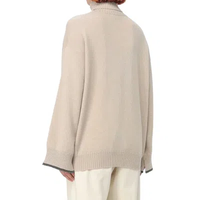 Brunello Cucinelli Beige Cashmere Cashmere Sweater In Neutral