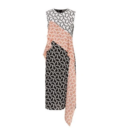 Shop Diane Von Furstenberg Printed Ruffle Front Dress