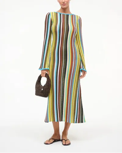 Staud Lorena Dress In Multi
