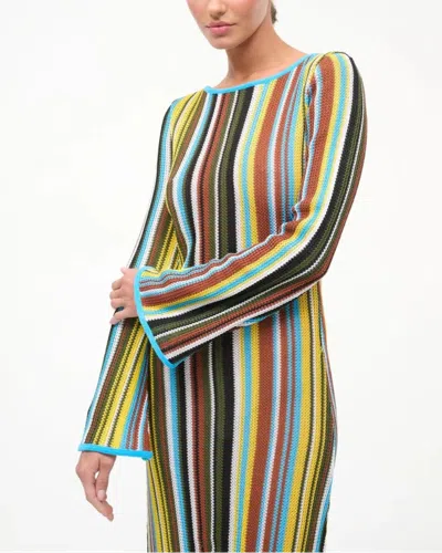 Staud Lorena Dress In Multi