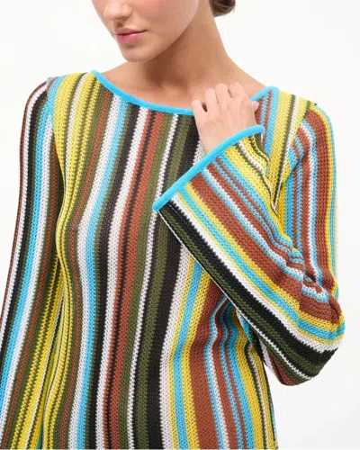 Staud Lorena Dress In Multi