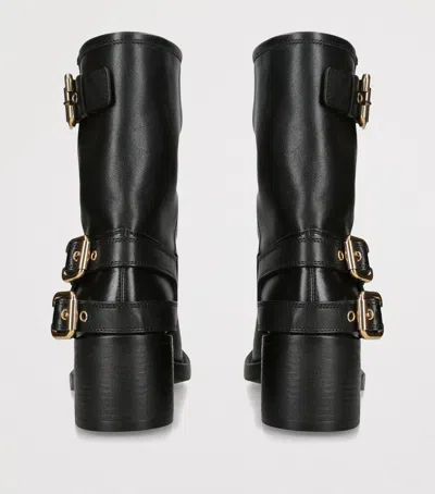 Chloé Leather Dakota Ankle Boots 60 In Black