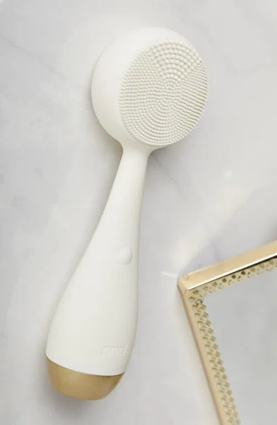 Pmd Pro Clean Rose Quartz Facial Cleansing Device In White