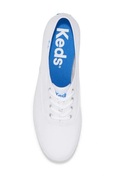 Keds Women Triple Kick Leather Sneakers In White In White