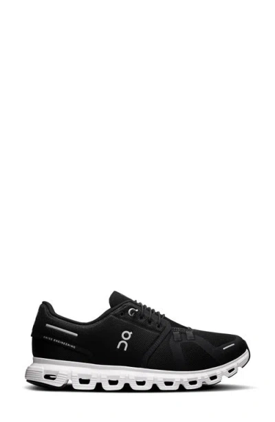 On Cloud 6 Sneaker In Black