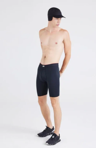 Saxx Assorted 2-pack Multi-sport Mesh Long Boxer Briefs In Blue