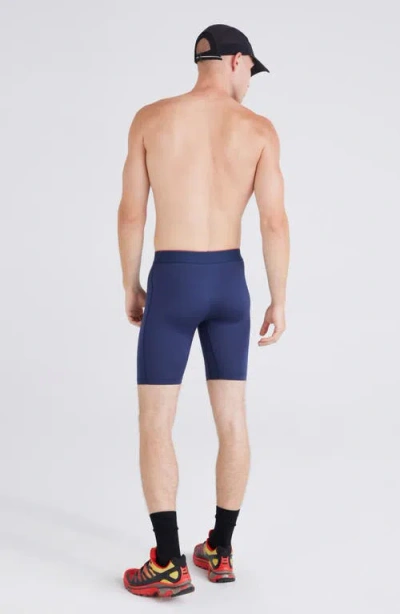 Saxx Assorted 2-pack Multi-sport Mesh Long Boxer Briefs In Blue