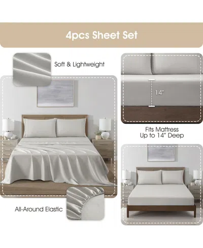 Stratford Park Kath Geometric 15-pc. Comforter Set, Queen In Gray