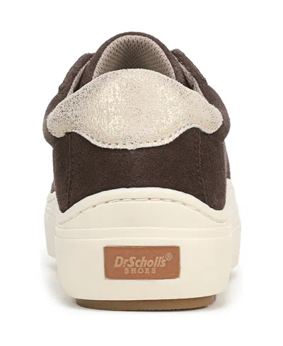 Dr. Scholl's Take Time Platform Sneaker In Brown