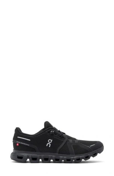 On Cloud 6 Sneaker In Black