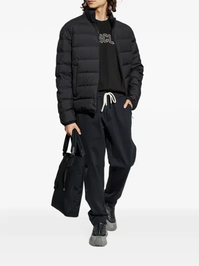 Moncler Baudinet Short Down Jacket, Men, Black, Size: 6 In Black