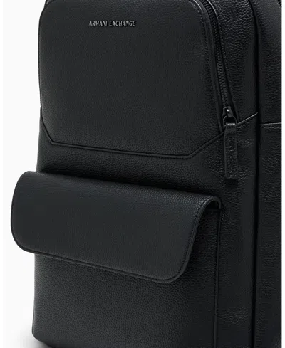 Armani Exchange Men's Backpack In Black