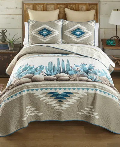 Donna Sharp Cacti Soft 3-pc. Quilt Set, Queen In Multi