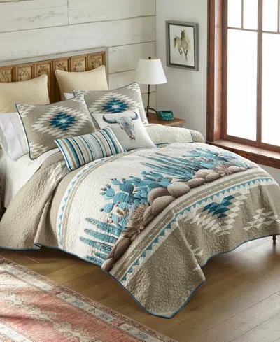 Donna Sharp Cacti Soft 3-pc. Quilt Set, Queen In Multi
