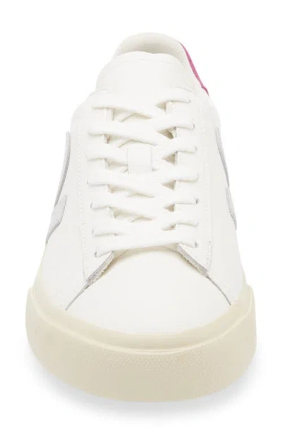Veja Sneakers Campo Chromefree White Silver Ultraviolet In Multi
