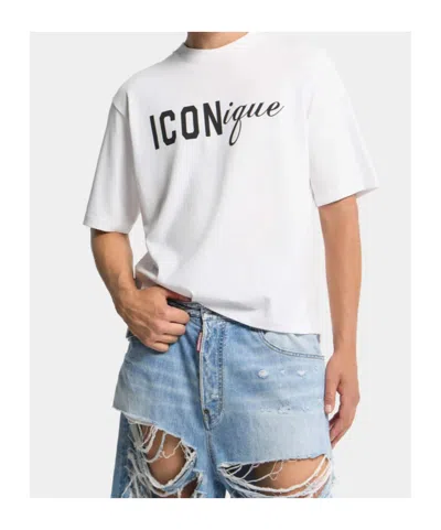 Dsquared2 Iconique Crew-neck T-shirt In Multi