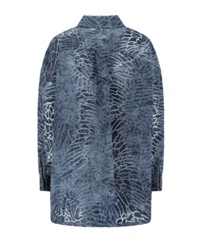 Giuseppe Di Morabito Long Sleeved Patterned Shirt In Multi