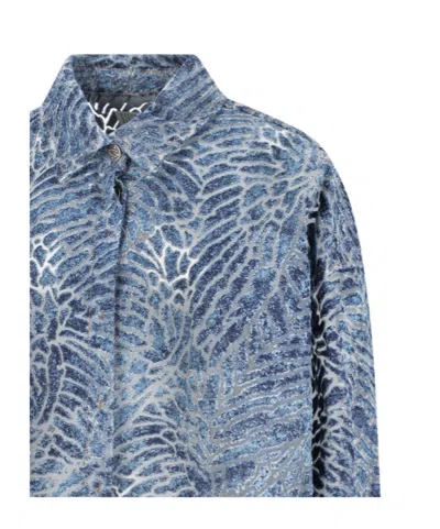 Giuseppe Di Morabito Long Sleeved Patterned Shirt In Multi