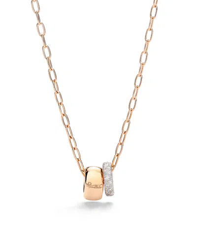 Pomellato Iconica 18-karat Rose Gold Diamond Necklace