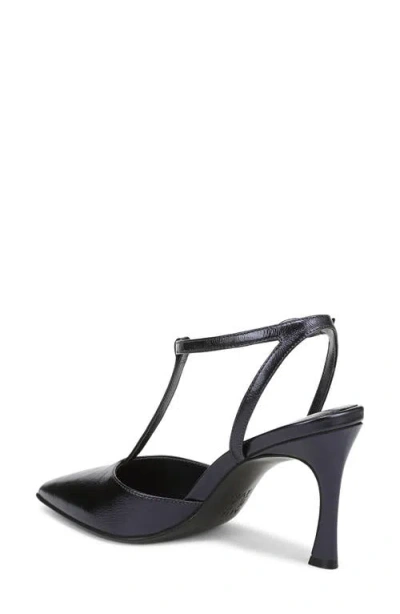 Naturalizer Astrid T-strap Pointed Toe Pump In Blue
