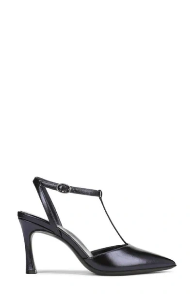 Naturalizer Astrid T-strap Pointed Toe Pump In Blue