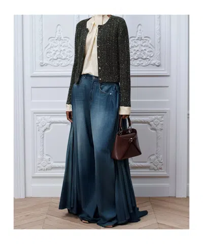 Dior Draped Regular-fit Jeans In Blue