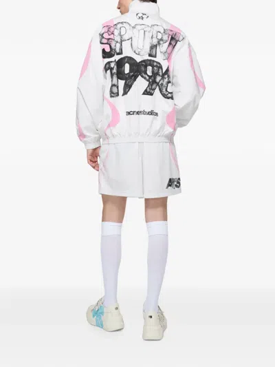 Acne Studios Technical Jacket With Logo In Multi
