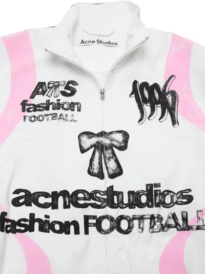 Acne Studios Technical Jacket With Logo In Multi