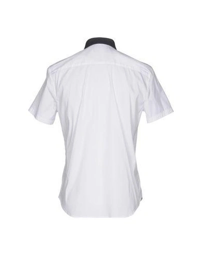 Shop Emporio Armani Solid Color Shirt In White