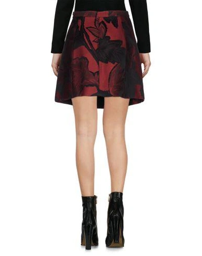 Shop Just Cavalli Mini Skirt In Maroon