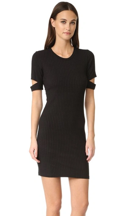 Shop Lna Mini Esso Dress In Black
