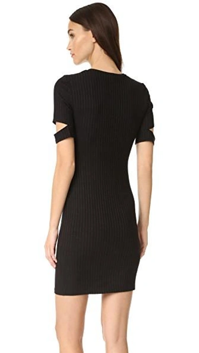 Shop Lna Mini Esso Dress In Black