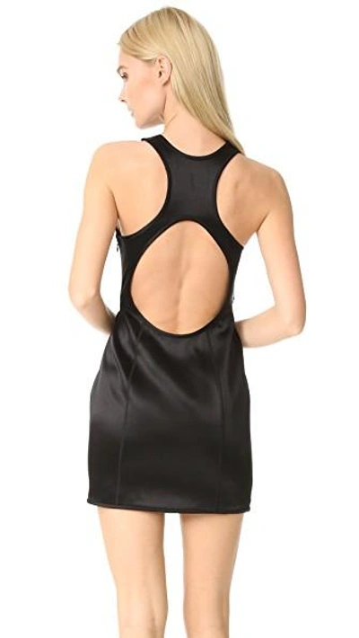 Shop Alexander Wang Swim Wrap Mini Dress In Nocturnal