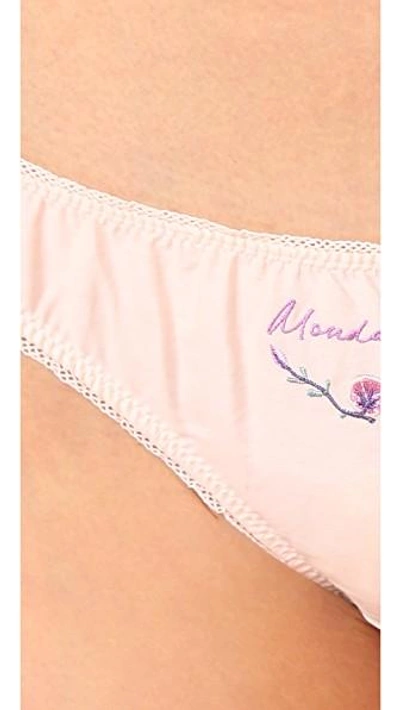 Shop Stella Mccartney Knickers Of The Week Bikini Briefs In Light Pink