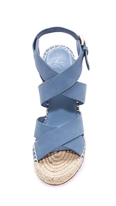 Shop Joie Kaelyn Wedge Sandals In Cloud