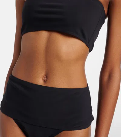 Alaïa Stretch-jersey Bikini In Black